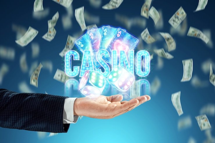Meja baccarat Pretty Gaming dengan streaming HD di playwin77